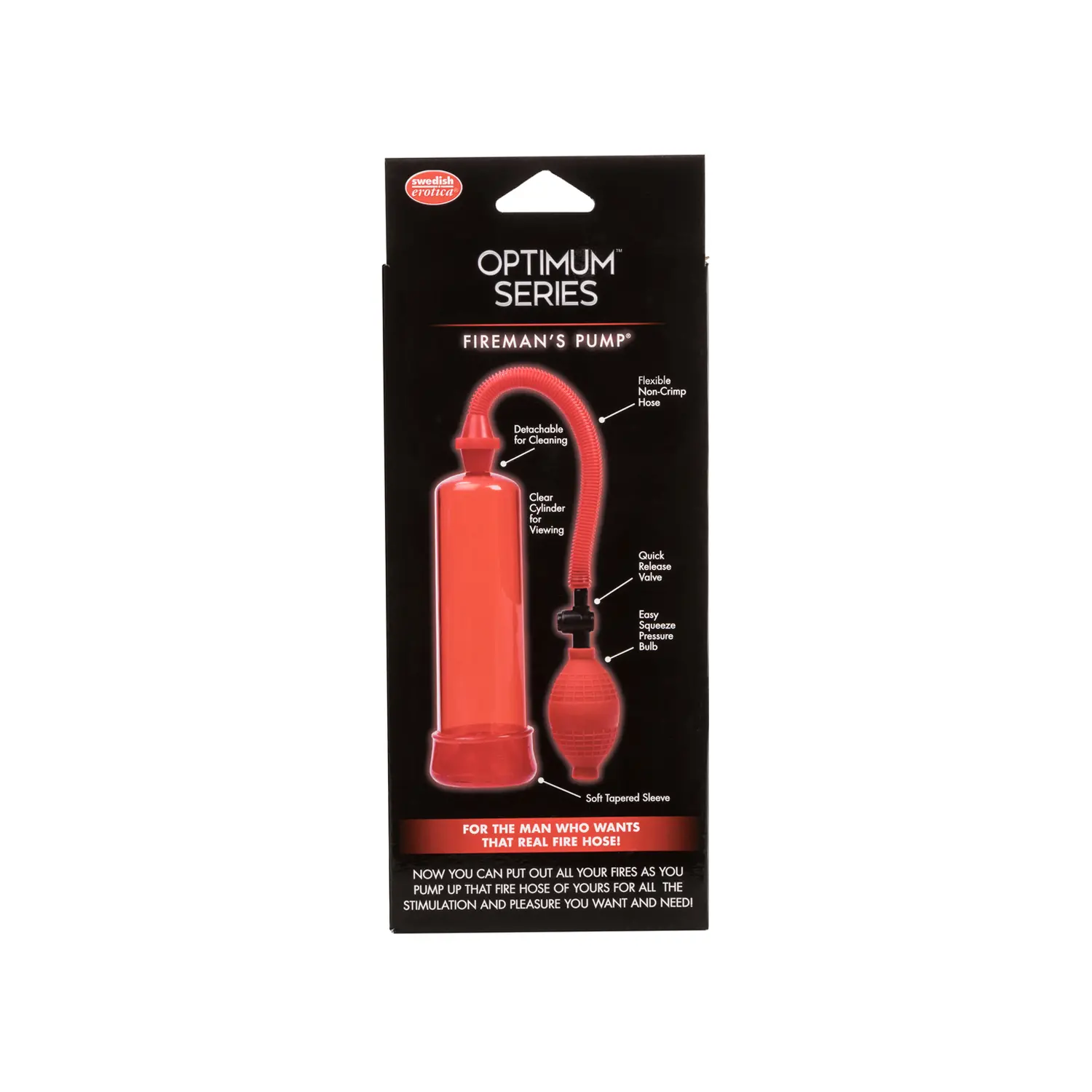 Bomba de vacio para Pene Optimum Series Bomba Fireman 3 empaque Optimum Series Bomba Fireman