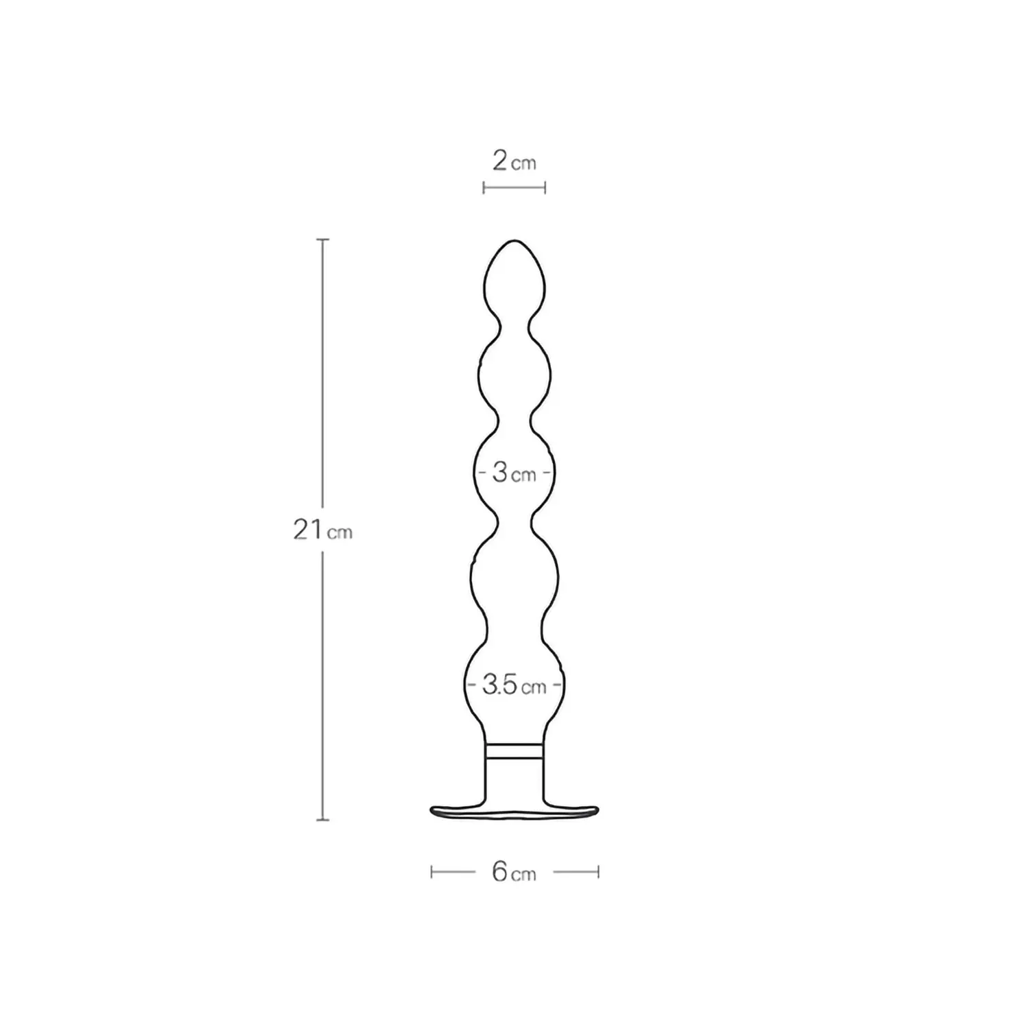 Vibrador Dilatador Anal Quaker Vibe 2 Vibrador Dilatador Anal Quaker Vibe medidas