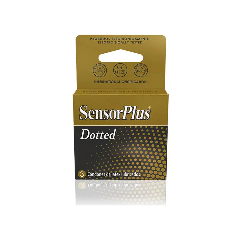Preservativos SensorPlus Dotted 1 Preservativos SensorPlus Dotted Oveja negra Boutique Concepción