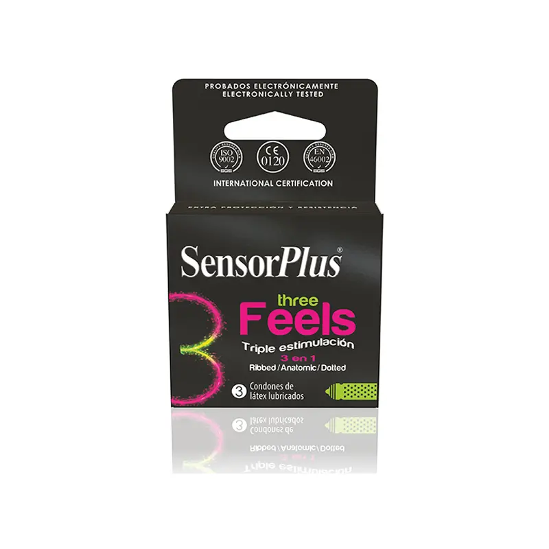 SensorPlus Three Feels 1 preservativos SensorPlus Three Feels oveja negra boutique concepción