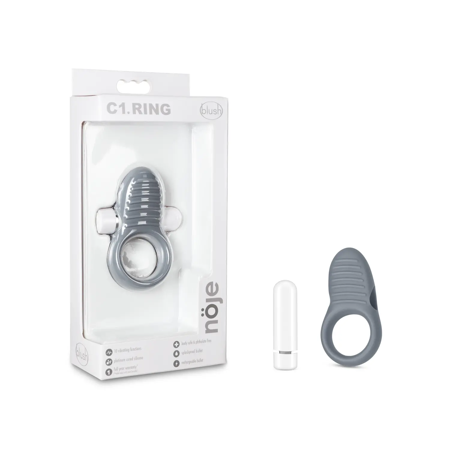 Anillo Vibrador Recargable Noje 1 Anillo Vibrador Recargable Noje Oveja Negra Boutique Concepción