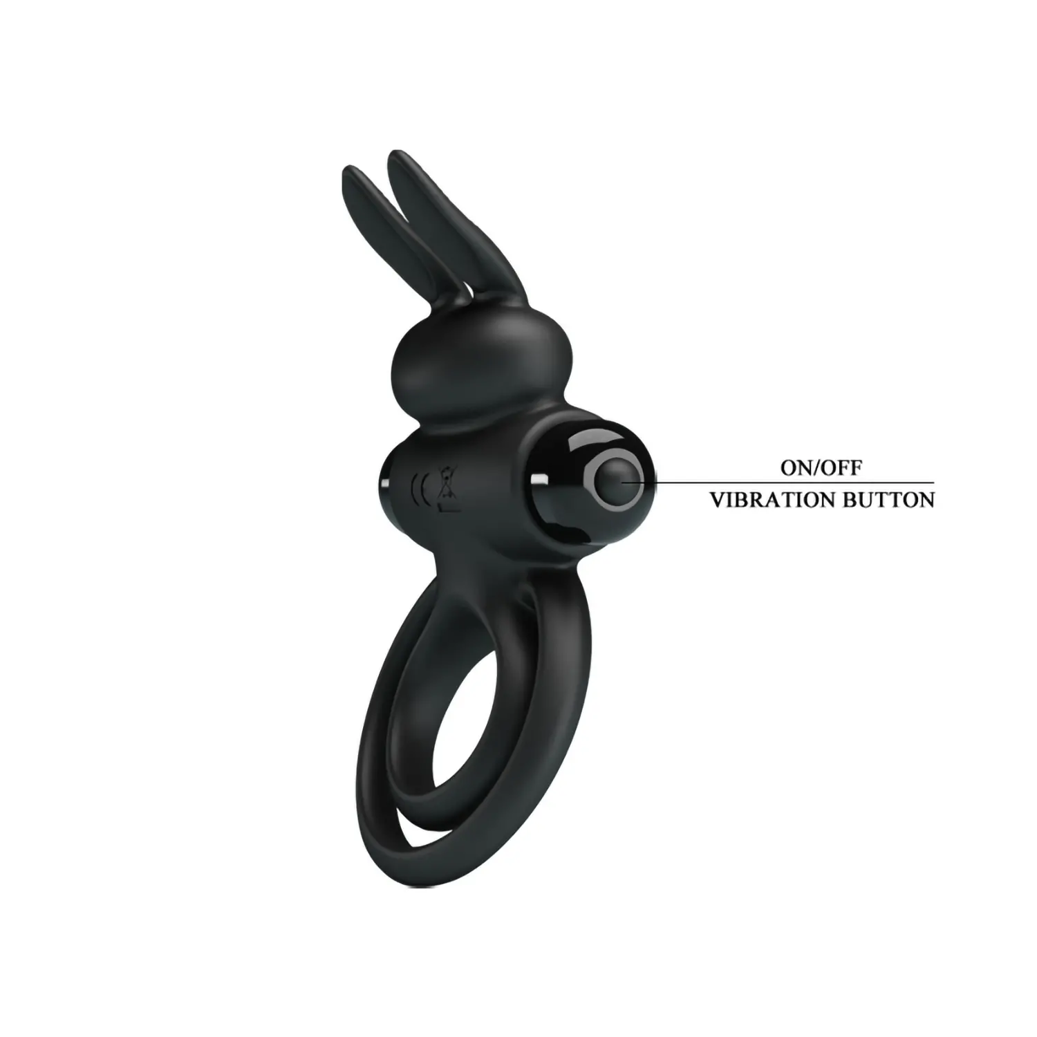 Anillo Vibrador Tipo Conejito 2 boton Anillo Vibrador Tipo Conejito Oveja Negra Boutique Tu SexShop de Concepción
