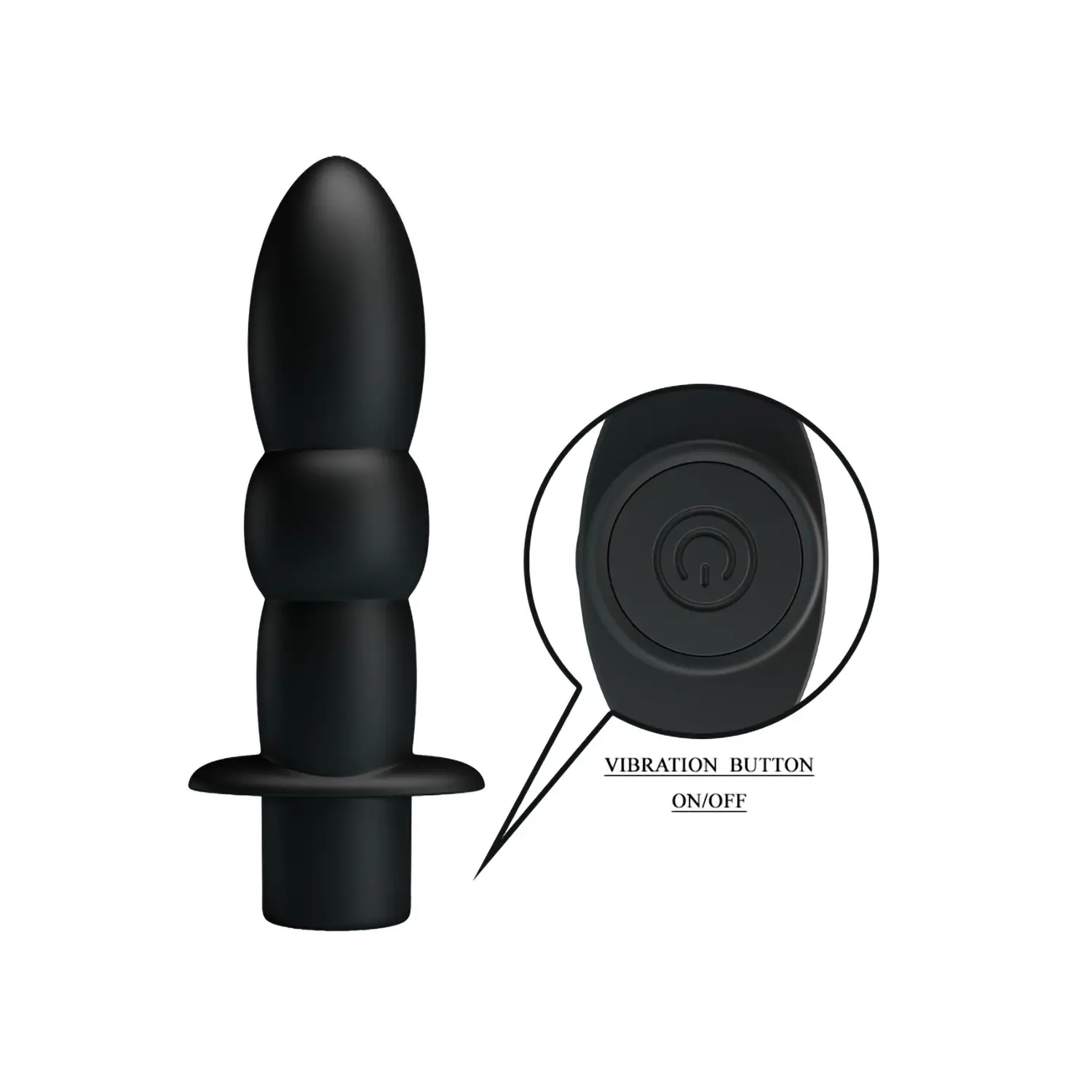 Dilatador Anal Vibrador Wyatt 5 boton Vibrador Anal Wyatt Oveja Negra Boutique Tu SexShop de Concepción