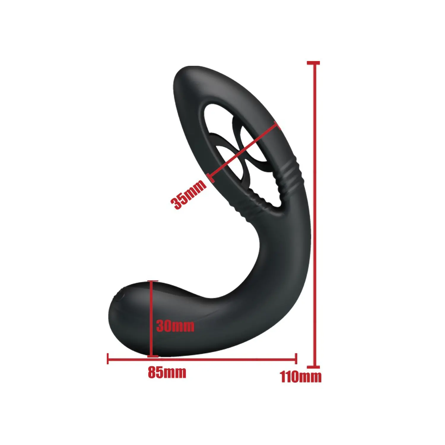 Plug Anal / Estimulador Prostático Recargable 3 medidas Plug Anal Estimulador Prostático Recargable Oveja Negra Boutique Tu SexShop de Concepción