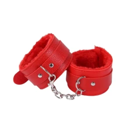 Esposas Ecocuero / Felpa Roja