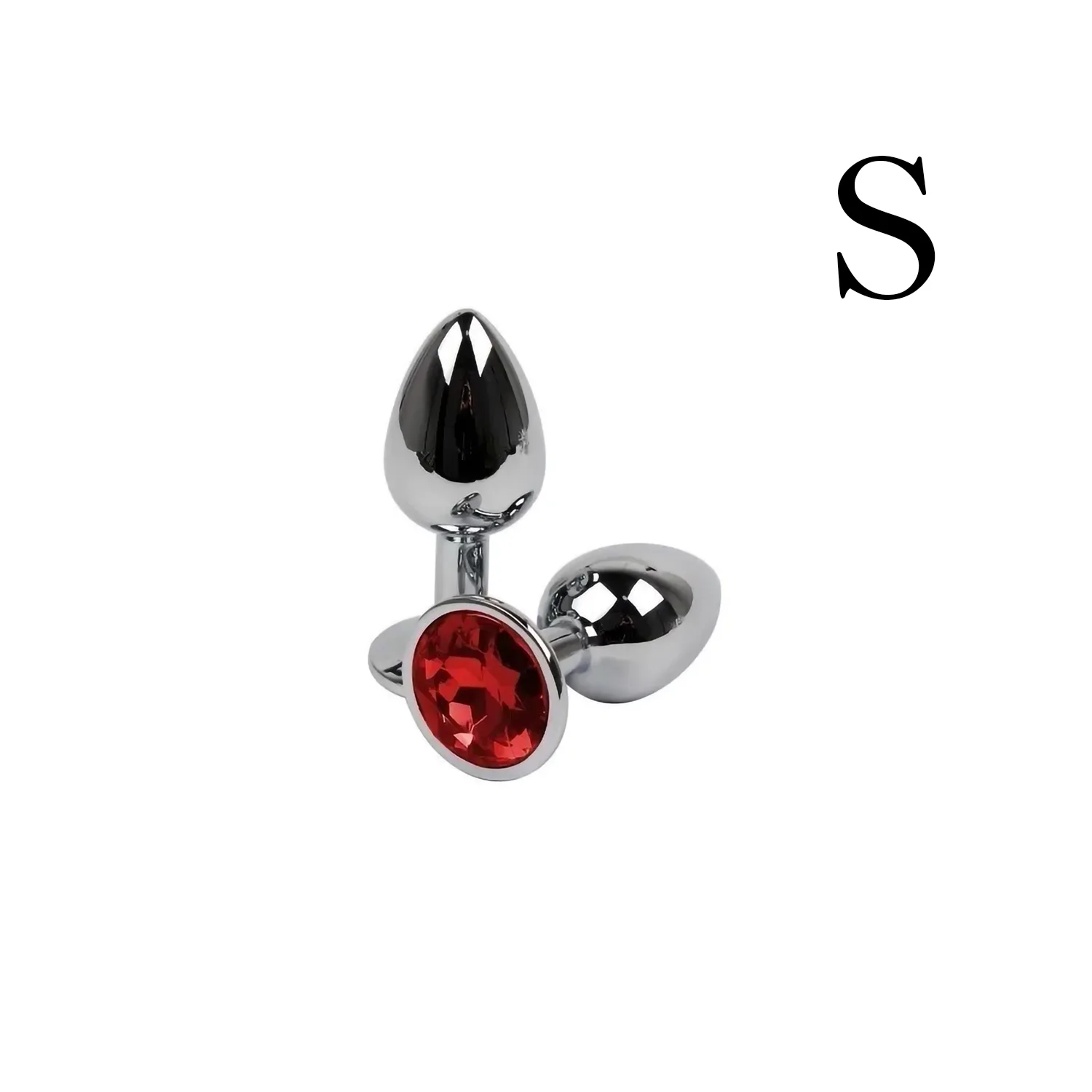 Plug Anal Metalizado S 1 Plug Anal Metalizado Joya Roja S Oveja Negra Boutique Tu SexShop de Concepción