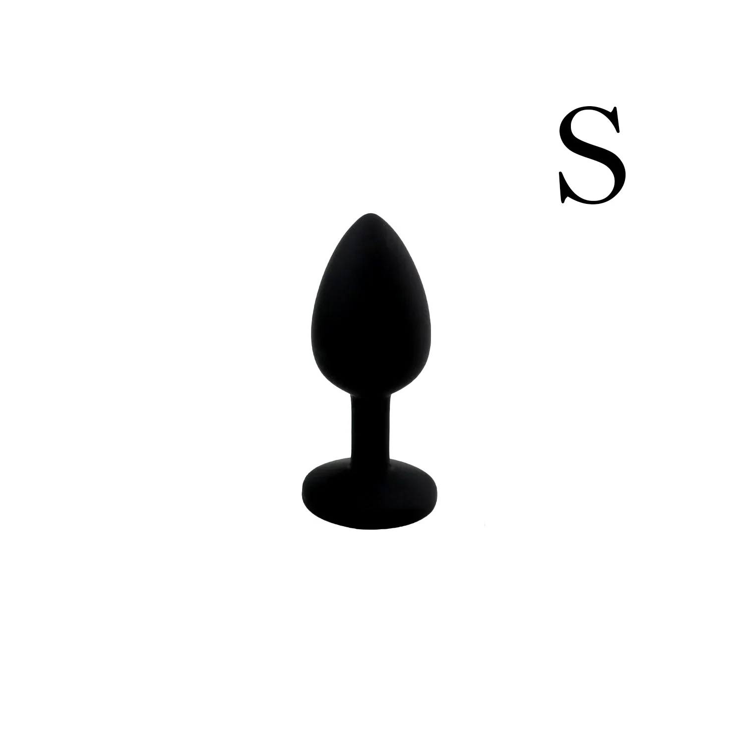 Plug Anal Negro Silicona S 1 Plug Anal Negro Silicona S