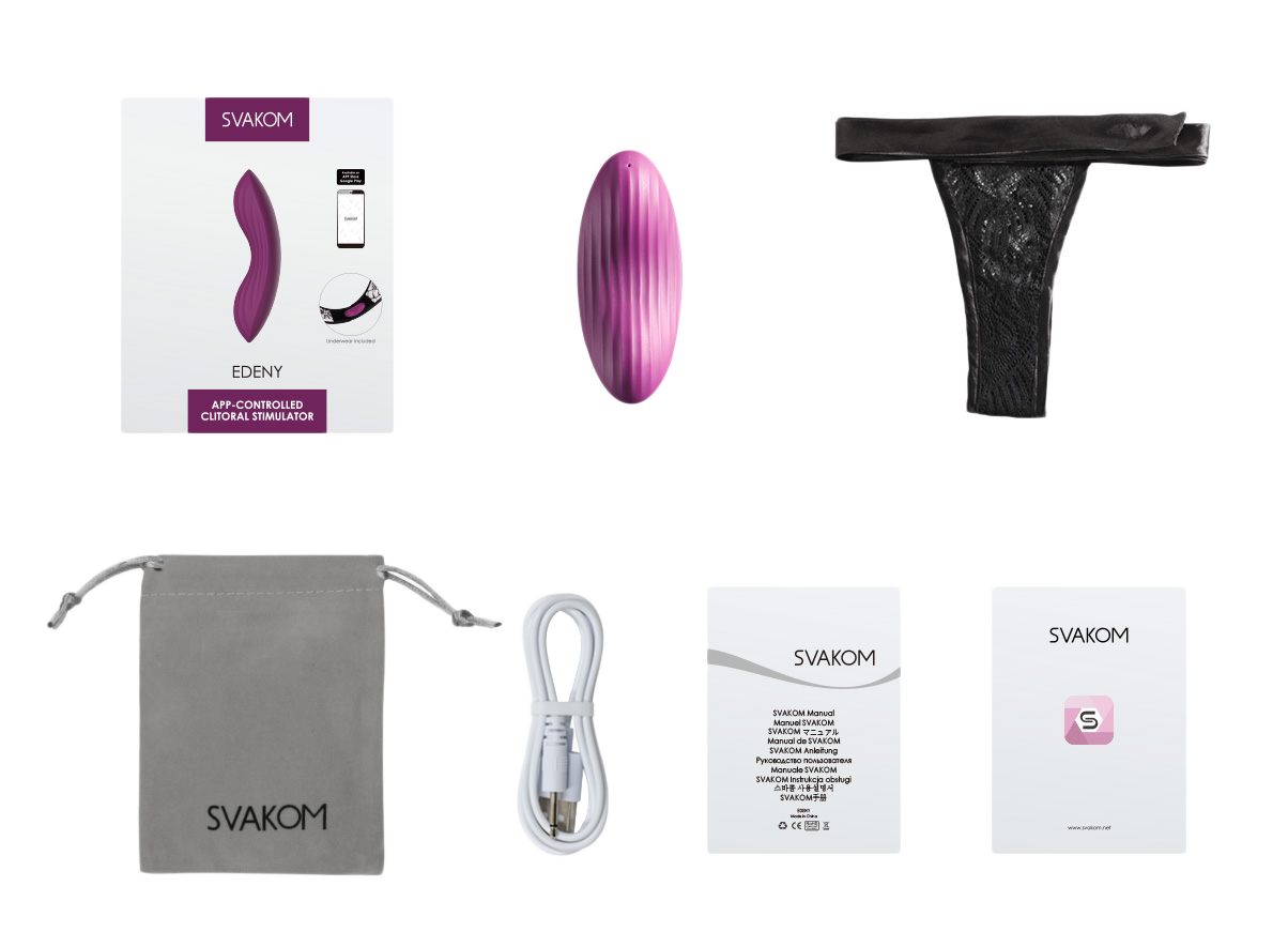 Svakom Edeny Estimulador de Clitoris con Aplicativo 6 accesorios Svakom eveny