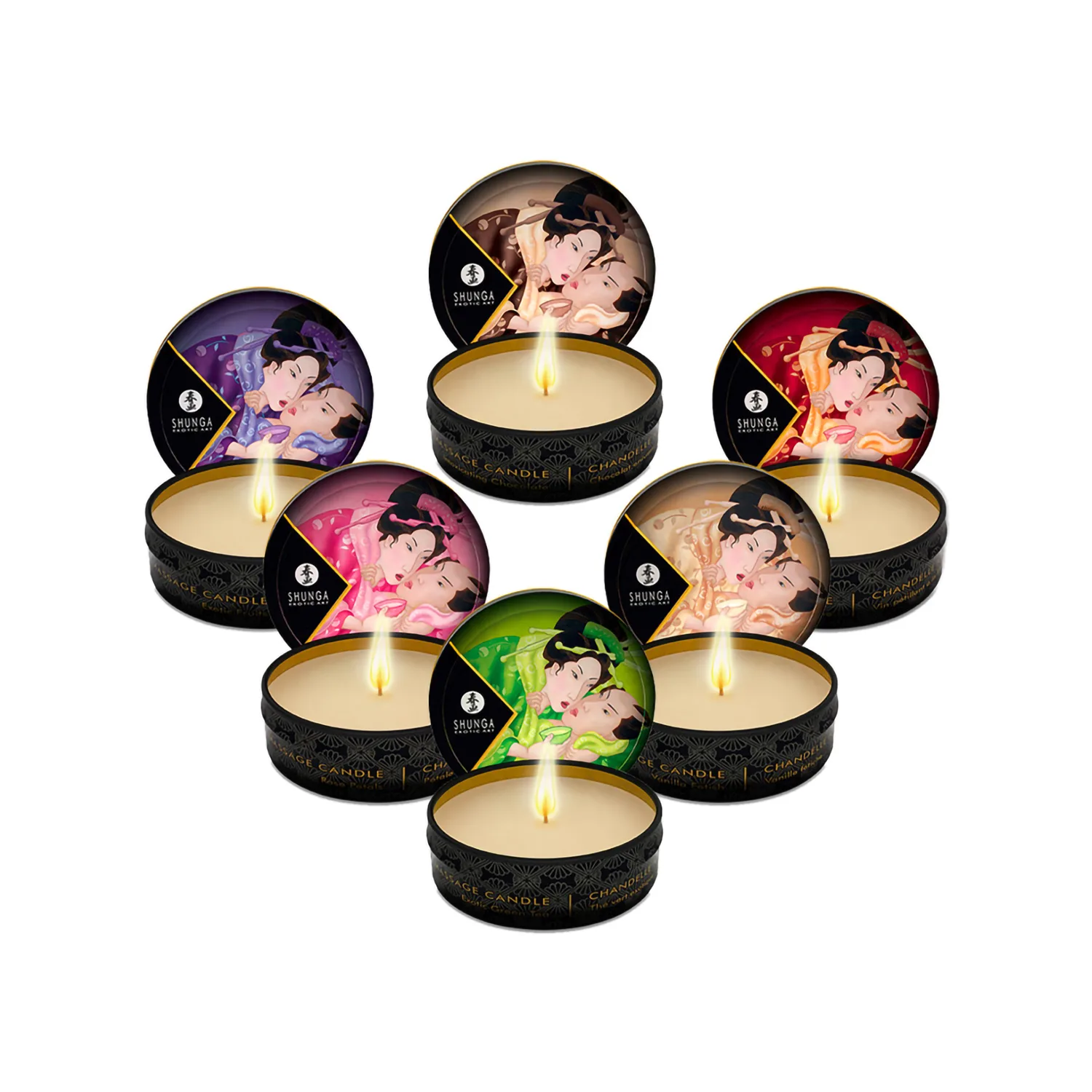 Vela de Masajes Shunga 1 opciones Vela de Masajes Shunga