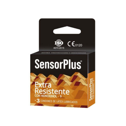 Preservativos Sensor Plus Extra Resistente con Nonoxynol -9