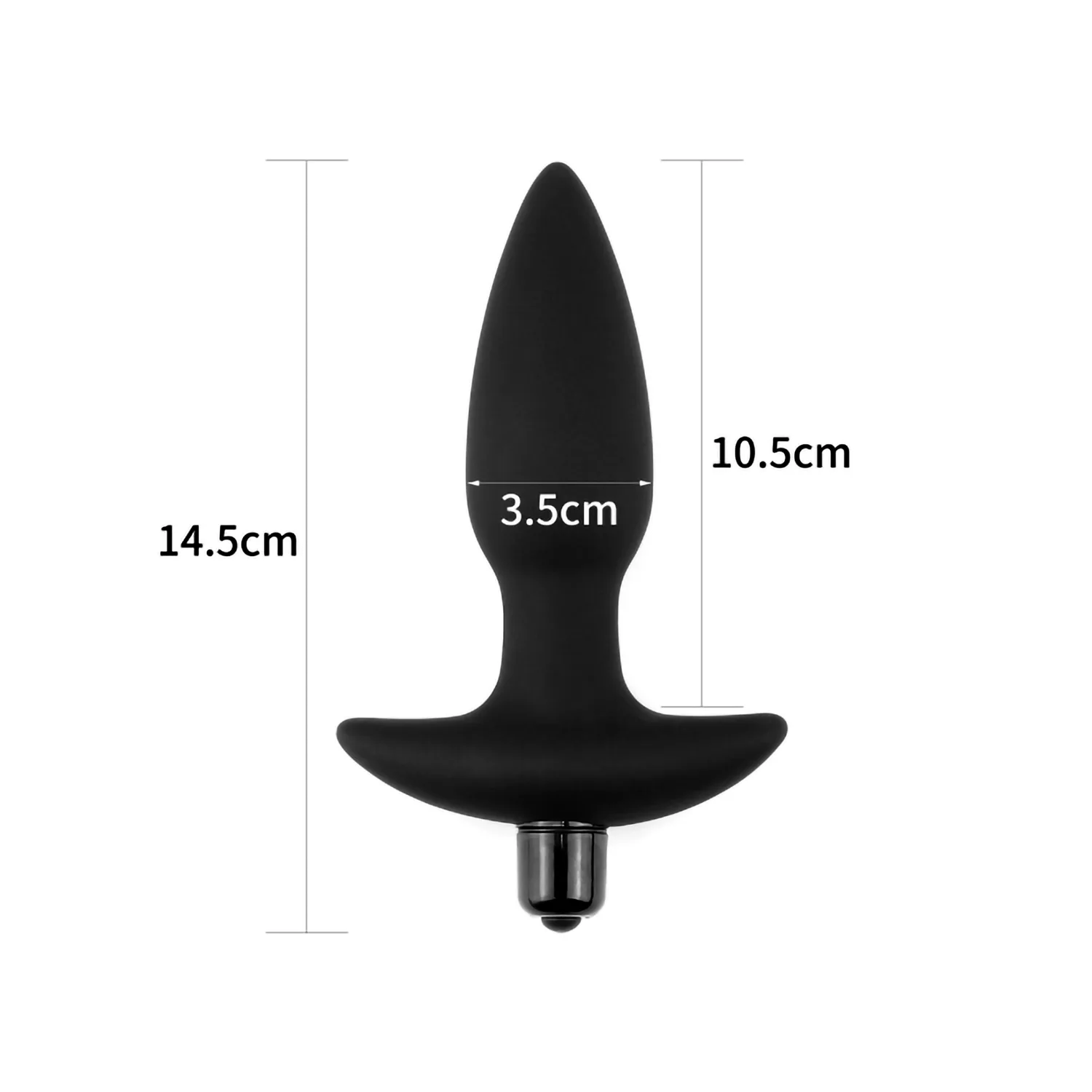 Plug Anal Vibratorio LOVETOY LV2604 3 medidas Plug Anal Vibratorio LOVETOY LV2604