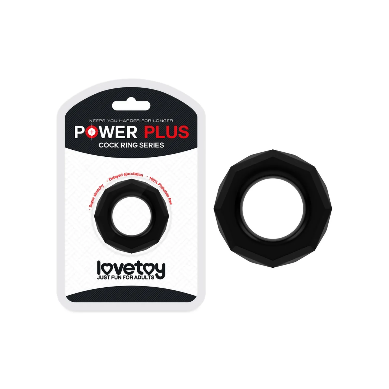 Anillo Para el Pene POWER PLUS LV1434B 1 Anillo Para el Pene POWER PLUS LV1434B