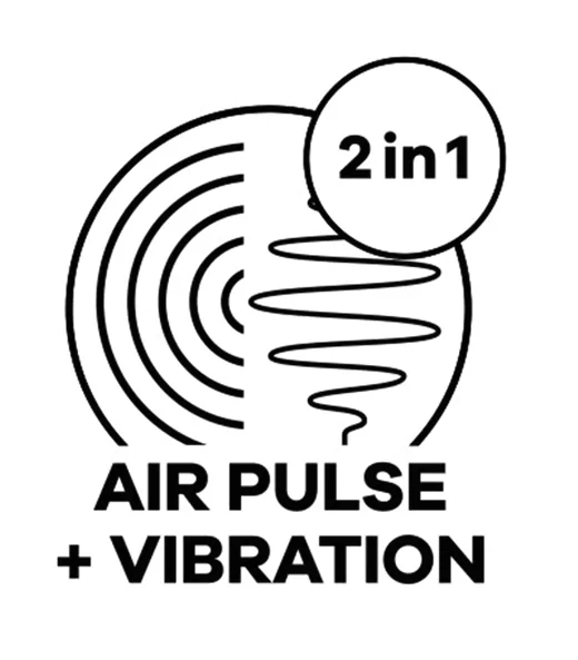 Estimulador de Pulso de Aire y Vibracion Satisfyer Curvy 1+ 4 air pulse + vibracion