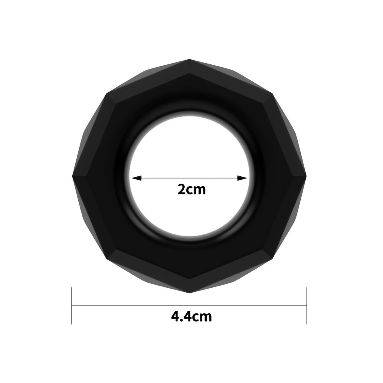 Anillo Para el Pene POWER PLUS LV1434B 2 medidas Anillo Para el Pene POWER PLUS LV1434B
