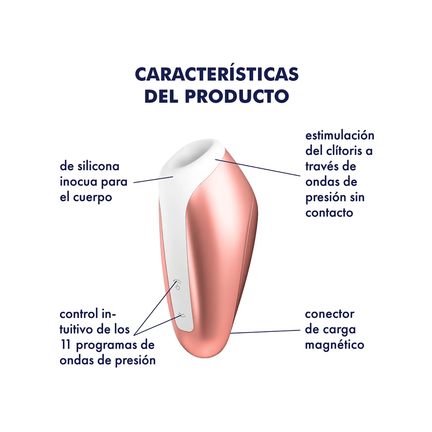 Satisfyer Love Breeze - Placer via Pulsos de Aire 3 caracteristicas Satisfyer Love Breeze - Placer via Pulsos de Aire