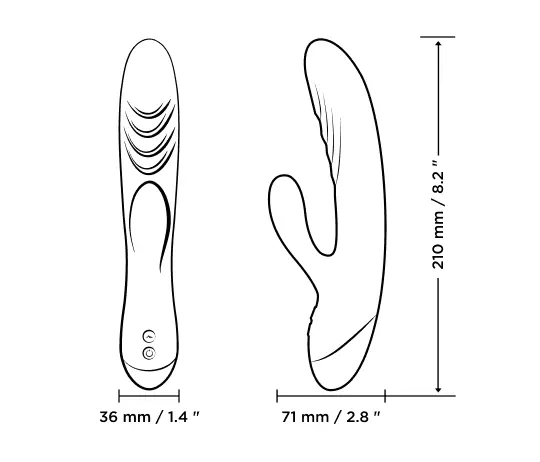 ROMP Jazz Vibrador Dual Placer - Clitorial y Punto G 5 ROMP Jazz Vibrador Dual Placer - Clitorial y Punto G - Oveja Negra Boutique - 4251460601283