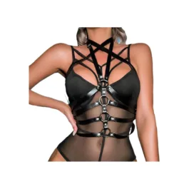 Arnes Femenino de Pecho Ajustable Ecocuero