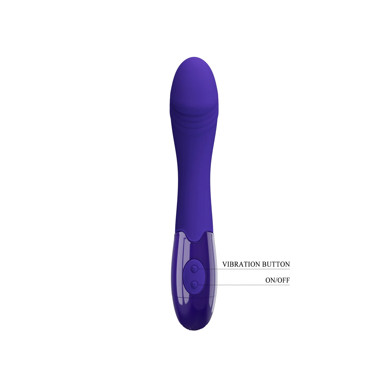 Vibrador Punto G Recargable Elemental 4 botones Vibrador Punto G Recargable Elemental