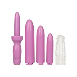 Dilatador Vaginal Vibrador Rigido Set de 4 Medidas