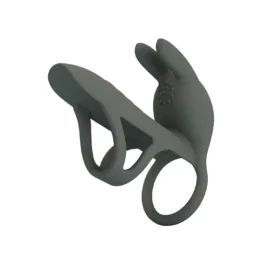 Anillo Vibrador Dual Matty con Funda Texturizada