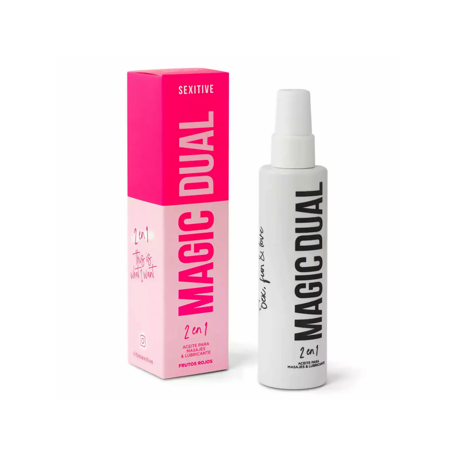 Magic Dual 2 en 1 | Aceite Masajes y Lubricante Sabor Frutos Rojos 1 Magic Dual 2 en 1 Aceite Masajes y Lubricante Sabor Frutos Rojos en concepcion