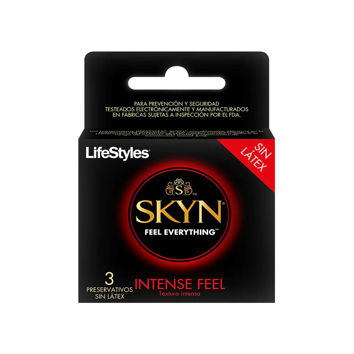Lifestyles SKYN Intense Feel 3 Unidades - Preservativos sin Latex Texturados 1 Lifestyles SKYN Intense Feel 3 Unidades - Preservativos sin Latex Texturados